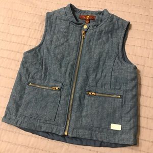 7 for All Mankind Denim Vest
